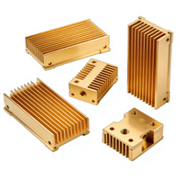 Bloc de refroidissement pour processeur PC en cuivre de petite taille personnalisé, usinage CNC, 60W, semi-conducteur Am5, refroidissement par eau, 80X40 80X240 pour GPU