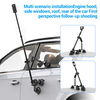 Insta360 Support de voiture à triple ventouse pour Insta360 X4, GO 3S, GO 3, X3, ONE RS (4K/Twin), GO 2, ONE X2, ONE R, ONE X