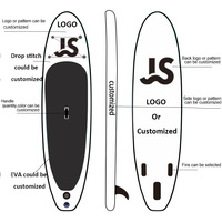 BSCI Usine En Gros Pas Cher Stand up Paddle Board Planche De Surf Gonflable Support Gonflable Sup Board JS