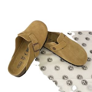 2026 Vente en gros usine Mode Haute qualité Chaussures en stock Boken à semelle intermédiaire en liège, Mules plates confortables - Product Image 1