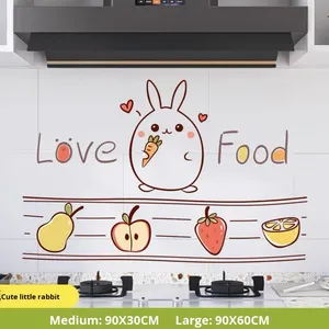 Autocollant de cuisine en PVC épaissi, résistant à l'huile, pour cuisinière, hotte aspirante, mur, imperméable, anti-salissure, résistant aux hautes températures, <span class=keywords><strong>Yyt</strong></span> - Product Image 6