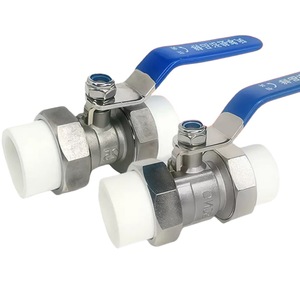 Stainless Steel Double Union Ball Valve 1/2 In True Union Switch Type For Water Pipe 650 psi Operating Pressure - Product Image 1