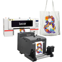 Locor-impresora de tamaño pequeño XP600 head A3, camisetas de 30cm, máquina de impresión DTF