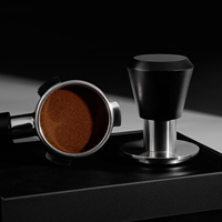 BANLEE Tamper à expresso personnalisé en acier inoxydable 51/53/58 mm avec pression constante de 30 lb et fonction d'auto-nivellement pour café