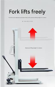 1 -3Ton <strong>Manual</strong> <strong>Stacker</strong> with Brake System: Safe for Loading/Unloading on Flat Floors - Product Image 2