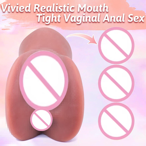 YAQU Dupla-cabeça Canal Três-em-um com Dentes na Boca Peso Líquido 627g buceta Vaginasex Bonecas Sexuais Masturbação Masculina Tos - Product Image 5