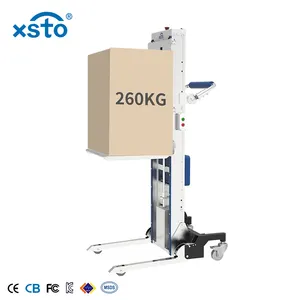 XSTO LFT260 Powered Mini kaldırma Electir transpalet Forklift Mini manuel istifleyici elektrikli kendini asansörlü istifleyici