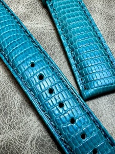 Odian sangles sur mesure peau de lézard sur mesure peau d'autruche diable peau de poisson montre ceinture - Product Image 5