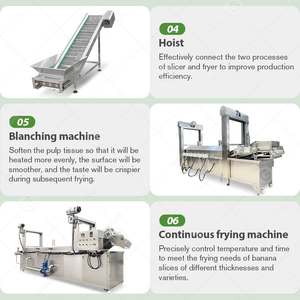 เครื่องอบชิปกล้วยและ PLC เครื่องยนต์อัตโนมัติมีประสิทธิภาพสูงสายการผลิตเต็มรูปแบบ - Product Image 4