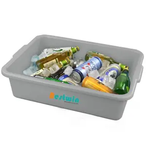 Nhà Bếp Nhựa Polypropylene Hộp Xe Buýt Món Ăn Lon Lưu Trữ Tote Bin