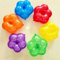 Ballons en latex Geo-Blossom colorés en forme de fleur de prunier pour la décoration de fêtes d'anniversaire et de mariages – Fournitures de ballons