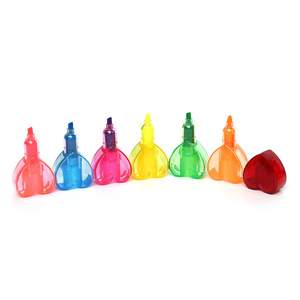 Stylo <span class=keywords><strong>surligneur</strong></span> FEMA mignon mini cœur fleur de cerisier, corps créatif assemblé, pour étudiants, école, écriture, papeterie en gros - Product Image 6