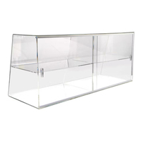 Vitrine d'exposition en acrylique avec serrure, anti-poussière, multi-niveaux, transparente, pour bijoux, jouets, magasin de détail, OEM - Vente chaude