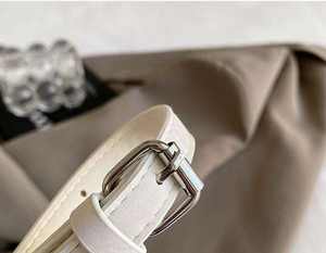 Sac à main quotidien en cuir PU carré de couleur unie décontracté en gros, sac à bandoulière - Product Image 6