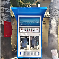 Distributeur d'eau RO autonome contrôlé par le cloud, station de vente d'eau purifiée en libre-service avec surveillance en temps réel