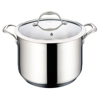 Kit d'ustensiles de cuisine antiadhésifs, en acier inoxydable, casseroles pour soupe et Pots de Stock, casseroles de cuisine, poêle à frire, Wok