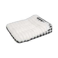 Klassische Mode Kopfstütze rechteckige ortho pä dische Hunde bett Haustier bett Boucle Hunde bett