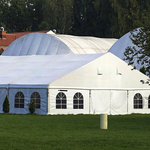 Carpa grande de aluminio con marco de PVC impermeable para eventos, carpa portátil ligera para bodas y eventos, con capacidad para 100 personas, ideal para glamping. - Product Image 2
