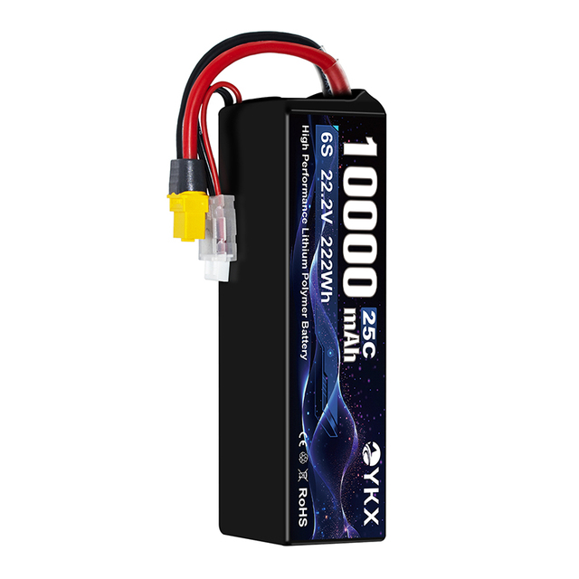 Drone Battery 6S Lipo 22.2V 6000/6500/7000/7500/8000/10000mAh 25C LiHV Battery for 7-8inch 400-450mm X8 10inch FPV