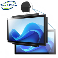Monitor Industrial de Marco Abierto de 10.1, 15, 15.6, 21.5 y 32 Pulgadas con Pantalla Táctil PCAP IP65 Resistente al Agua para Kiosco HMI Integrado VGA HD