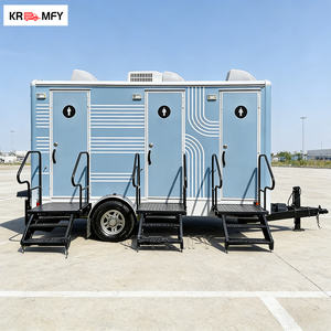 Remorque WC portable en acier Série Architect pour usage en parc, conception extérieure, construction et mise en conformité avec les plans - Product Image 3