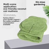 Alas Pot Bunga Penghangat Tanaman dari Sabut Kelapa - Pelindung Akar Datar & Anti Gulma Model 321 untuk Berkebun di Rumah