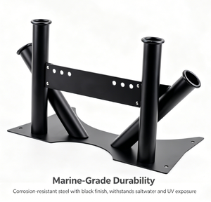 Support de cannes à pêche Sea-Doo GTX RXT RXP, porte-4 cannes, JSB, acier de qualité marine noir, pour la pêche en <span class=keywords><strong>jet</strong></span> ski - Product Image 3