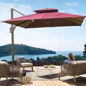 Parasol en aluminium imperméable à la pluie, Logo, personnalisable, pour l'extérieur, patio, grande taille, populaire - Product Image 1