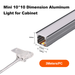 Incavo luce a striscia a <span class=keywords><strong>LED</strong></span> con <span class=keywords><strong>profilo</strong></span> di rivestimento in alluminio incorporato 12V 24V, luce <span class=keywords><strong>per</strong></span> saldatura a taglio libero, Mini - Product Image 4