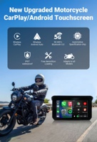 GPS portable pour moto Lite C5 SE avec écran tactile de 5 pouces, résolution 854x480, Bluetooth 5.0, CarPlay et Android Auto sans fil
