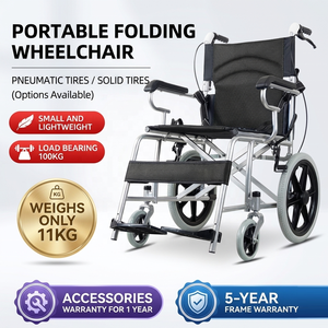 Fauteuil roulant en acier robuste à <span class=keywords><strong>prix</strong></span> d'usine pour chambre <span class=keywords><strong>hyperbare</strong></span>, fauteuil roulant manuel pliable portable pour personnes âgées - Product Image 2