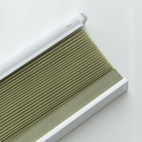 Persianas Celulares Inalámbricas sin Taladro con Borde Acabado, Tratamiento de Ventanas Simple y Práctico