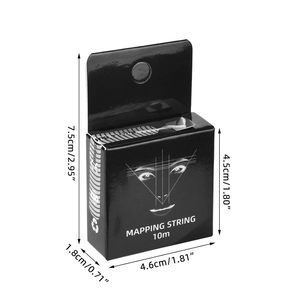 Hilo de mapeo de cejas preentintado negro, caja de cuerdas de mapeo de cejas, suministros de Microblading para cejas - Product Image 6