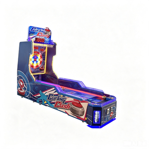Máquina de Juego Arcade de Canje de Boletos Operada con Monedas, Juego de Lanzamiento de Bolas de Payaso y Curling <span class=keywords><strong>Clash</strong></span> para Centro de Juegos - Product Image 1