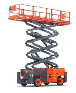 Plateforme à ciseaux diesel JCPT1523RTB de 13 m orientée vers l'application <span class=keywords><strong>pour</strong></span> la rénovation de bâtiments et les travaux d'installation extérieure - Product Image 2