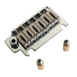 Pont de guitare acoustique sans tête avec broches de verrouillage argentées, personnalisable avec logo OEM, vente en gros - Product Image 3