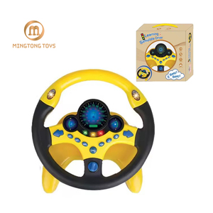 Wholesale Kids Multifunction Simulate Driving Game 360 Degrees Rotates Electronic <strong>Light</strong> <strong>up</strong> Music Steering Wheel <strong>Toy</strong> - Product Image 1