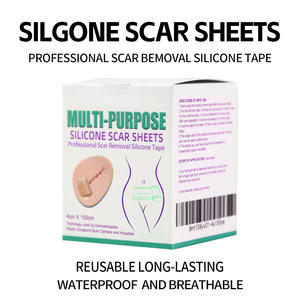 Силиконовые гелевые пластыри для шрамов, многоразовые водонепроницаемые патчи для удаления рубцов после кесарева сечения, от ожогов, растяжек, пятен. Доступно производство под собственной торговой маркой (OEM). - Product Image 4