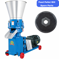 Machine à granulés d'aliments pour chevaux à essence pour la production de granulés d'alfalfa à usage agricole, rendement stable