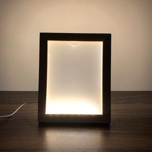 Cadre <span class=keywords><strong>Photo</strong></span> en bois <span class=keywords><strong>3D</strong></span> LED <span class=keywords><strong>Photo</strong></span> et texte lampe de Table personnalisée USB cadre <span class=keywords><strong>Photo</strong></span> veilleuse cadeau personnalisé - Product Image 3
