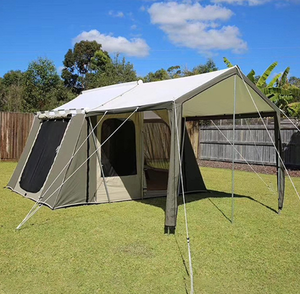 <b>Large</b> <b>Tents</b> Camping Outdoor Big Sizefamily Camping <b>Tent</b> One Room and One Hall LD-480 Glamping Camping <b>Tent</b> LD-480 - Product Image 2