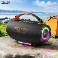 Altavoz Inalámbrico para Fiestas ZEALOT S167 de 100W con Luz RGB, 24000mAh, IPX6 Impermeable, Emparejamiento TWS, Carga Rápida Tipo-C, para Fiestas al Aire Libre