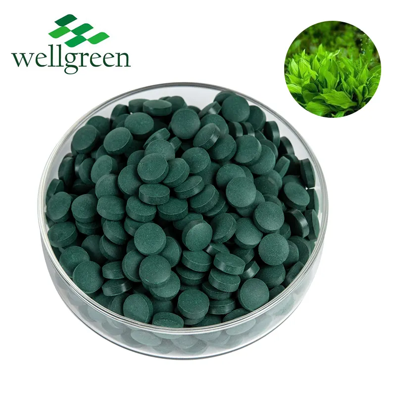 100% Pure Natural Organic Food Grade Spirulina Tablets 250mg 500mg Green Spirulina