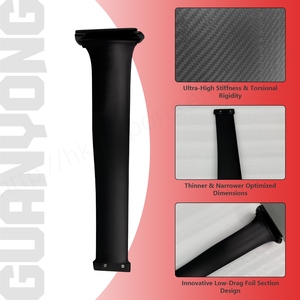 Nuevo GY HM 800 PRO Ultra alto módulo de carbono 800mm accesorio de repuesto de mástil negro para Wave Surfing Hydrofoil Wingfoil - Product Image 6