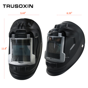 Máscara de Soldadura con Ventana Grande, Máscara Protectora para Soldadores, Protección Facial Completa, Tipo Concha, Ventana de Visión de 100*59.5MM - Product Image 4