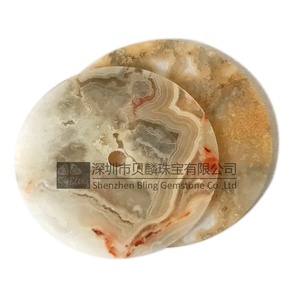 Steen horloge wijzerplaten, crazy agaat wijzerplaten voor maken horloges 21mm - Product Image 1