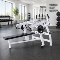 Presse à banc horizontal isola-téral de qualité supérieure, réglable, avec tubes en acier de 3 mm, pour la musculation en salle de sport