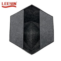 Art mural acoustique hexagonal paramétrique vertical, panneau acoustique hexagonal 3D, sculpture murale 3D