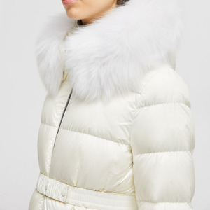 Chaqueta de Plumón Personalizada para Mujer, Resistente al Viento, con Peluche, Elegante, Cálida, a la Moda, Último Modelo - Product Image 3