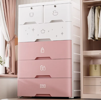 Armoire bébé moderne convertible multi-niveaux à tiroirs, en plastique épaissi, écologique et durable, pour chambre, salon, hôtel